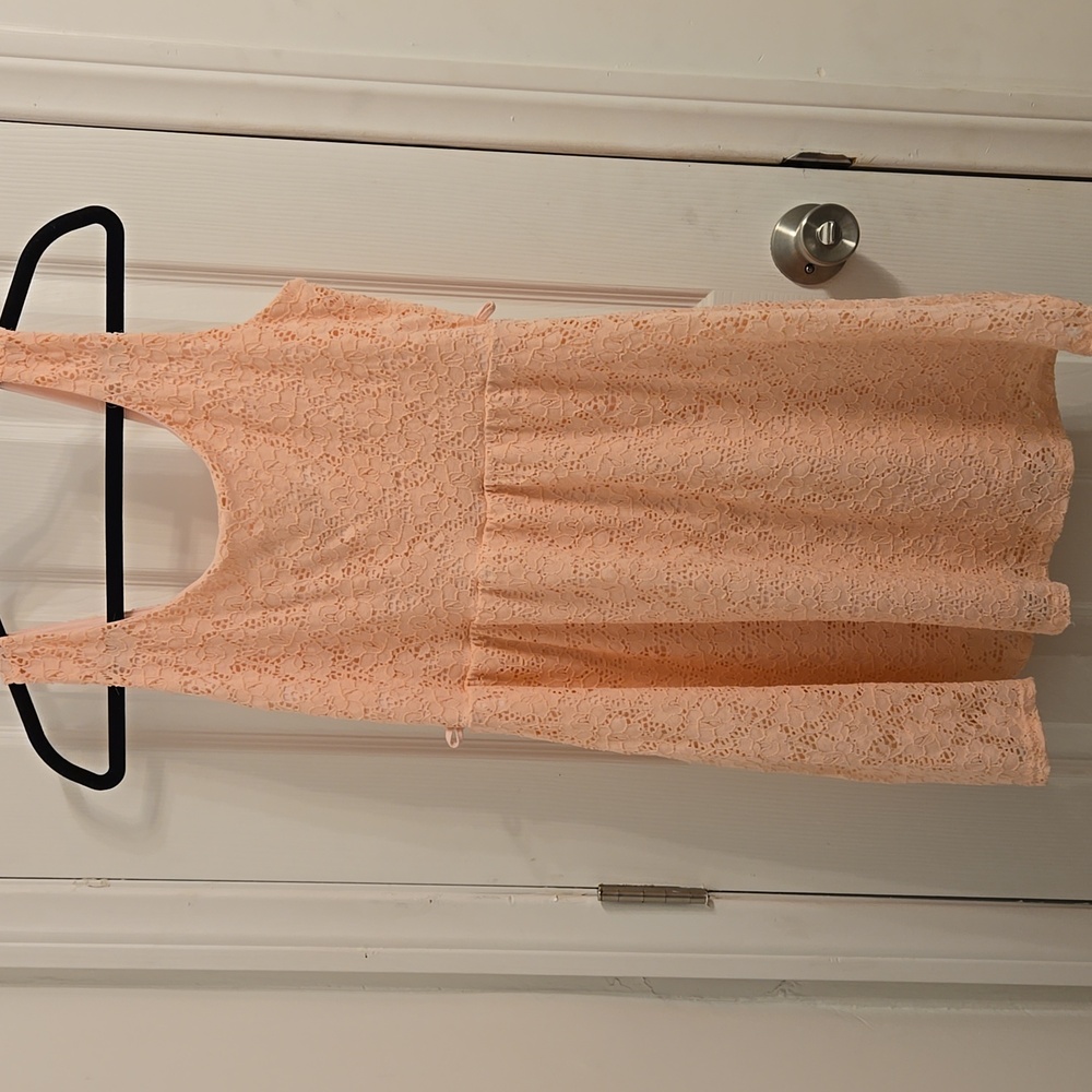 Women's mini pink dress, size large